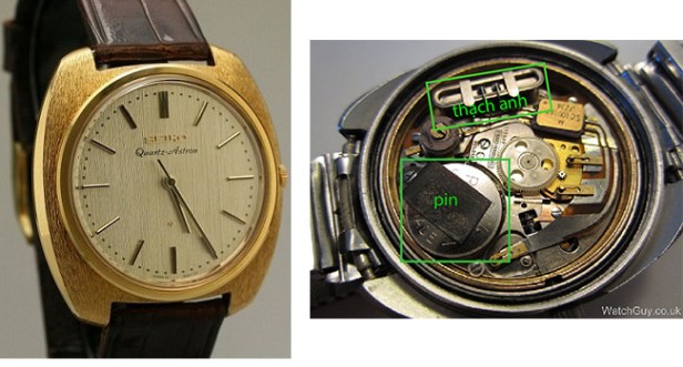Seiko Astron và bên trong một chiếc đồng hồ Quartz